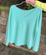 Lade das Bild in den Galerie-Viewer, Pullover V uni
