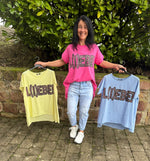 Lade das Bild in den Galerie-Viewer, T-Shirt "L(I)EBE!
