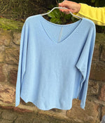 Lade das Bild in den Galerie-Viewer, Pullover V uni
