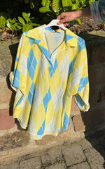 Lade das Bild in den Galerie-Viewer, Shirt Rautenprint
