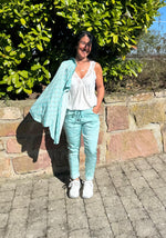 Lade das Bild in den Galerie-Viewer, Jogger Glanz mint
