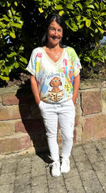 Lade das Bild in den Galerie-Viewer, Sommershirt Dolce Vita
