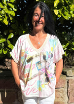 Lade das Bild in den Galerie-Viewer, Sommershirt Dolce Vita

