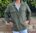Lade das Bild in den Galerie-Viewer, Sweatshirt Jacke "Emily" khaki
