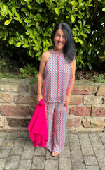Lade das Bild in den Galerie-Viewer, Neckholder Top Phantasie "Bunt"
