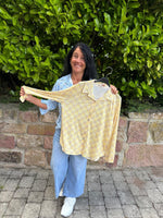 Lade das Bild in den Galerie-Viewer, Bluse mit Print &amp; Kragen
