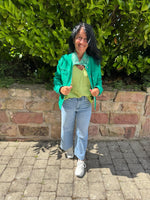 Lade das Bild in den Galerie-Viewer, Jeansjacke " Wendy" grün
