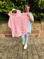Lade das Bild in den Galerie-Viewer, Leinen Tunika / Bluse mit Cut Out
