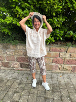 Lade das Bild in den Galerie-Viewer, Leinen Tunika / Bluse mit Cut Out
