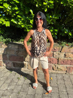 Lade das Bild in den Galerie-Viewer, Neckholder Top Phantasie in vielen Mustern
