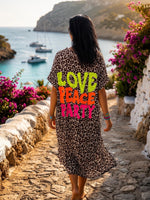 Lade das Bild in den Galerie-Viewer, Leo Kleid Love Peace Party

