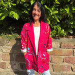 Lade das Bild in den Galerie-Viewer, Oversize Jacke Smile Pink
