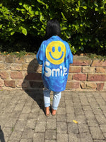 Lade das Bild in den Galerie-Viewer, Oversize Jacke Royalblau

