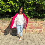 Lade das Bild in den Galerie-Viewer, Oversize Jacke Smile Pink

