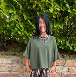 Lade das Bild in den Galerie-Viewer, Neckholder Top Phantasie 1- Streifen
