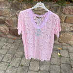 Lade das Bild in den Galerie-Viewer, T-Shirt Spitze in neun Farben
