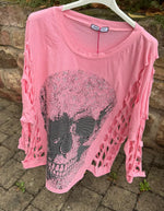 Lade das Bild in den Galerie-Viewer, Langarmshirt Skull Look
