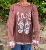 Lade das Bild in den Galerie-Viewer, Strickpullover "Love Travel"
