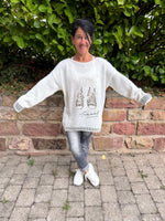 Lade das Bild in den Galerie-Viewer, Strickpullover "Love Travel"
