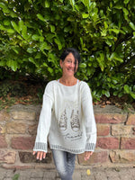 Lade das Bild in den Galerie-Viewer, Strickpullover "Love Travel"
