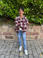 Lade das Bild in den Galerie-Viewer, Blousonjacke Karo

