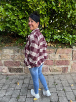 Lade das Bild in den Galerie-Viewer, Blousonjacke Karo
