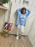 Lade das Bild in den Galerie-Viewer, Shirt &quot;Be in Love&quot; verschiedene Farben One Size bis Größe 44/46
