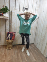 Lade das Bild in den Galerie-Viewer, Shirt &quot;Be in Love&quot; verschiedene Farben One Size bis Größe 44/46

