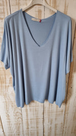 Lade das Bild in den Galerie-Viewer, Basic T-Shirt Happy Size bis Gr. 44/46 verschiedene Farben
