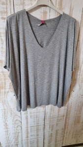 Basic T-Shirt Happy Size bis Gr. 44/46 verschiedene Farben