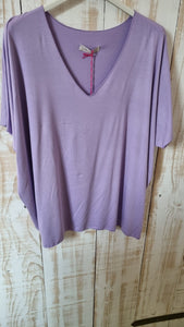 Basic T-Shirt Happy Size bis Gr. 44/46 verschiedene Farben