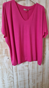 Basic T-Shirt Happy Size bis Gr. 44/46 verschiedene Farben