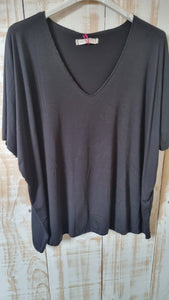 Basic T-Shirt Happy Size bis Gr. 44/46 verschiedene Farben