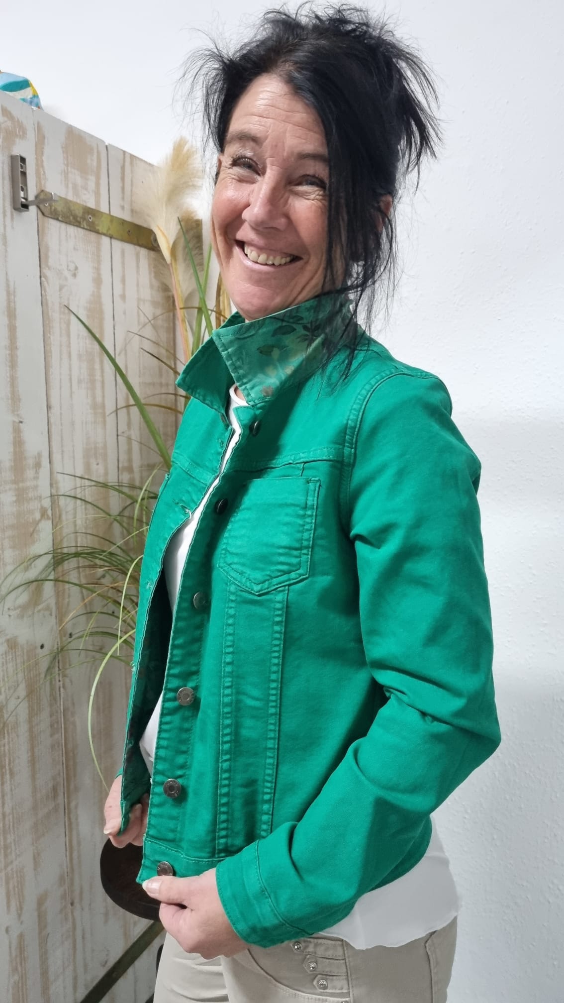 Jeansjacke " Wendy" grün